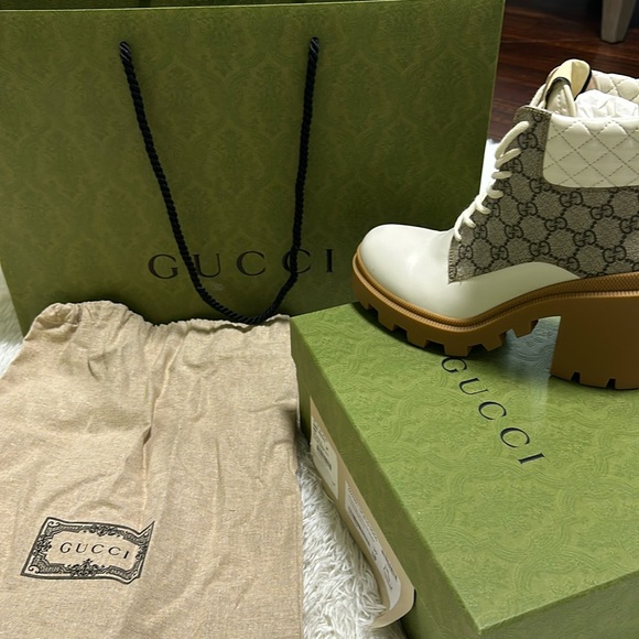 Gucci GG Supreme Boots with Bags+Box - Picture 1 of 4